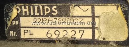 22RH732; Philips Belgium (ID = 2534251) Radio