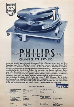 2974/R01 ; Philips; Eindhoven (ID = 2874930) R-Player