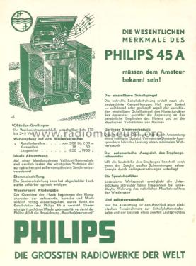 A45; Philips - Österreich (ID = 1527007) Radio