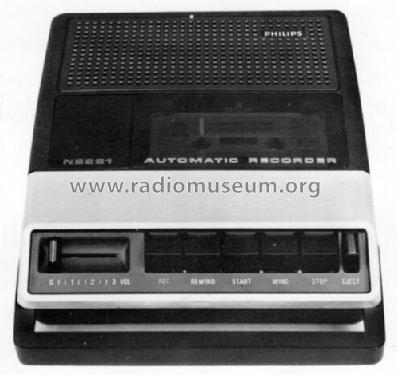 Automatic-Recorder N2221 /00 /01; Philips, Singapore (ID = 101886) Sonido-V
