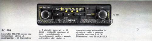 Autoradio Stereo 22AC680; Philips - Österreich (ID = 1080130) Car Radio