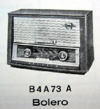 Bolero B4A73A; Philips - Österreich (ID = 69180) Radio