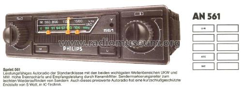 Cabrio 561 22AN561; Philips - Österreich (ID = 2420913) Car Radio