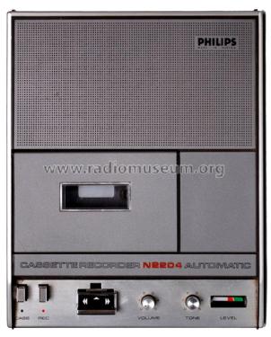 Cassette Recorder N2204 /00 Automatic; Philips - Österreich (ID = 1988616) Reg-Riprod