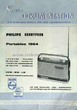 Chansonette L3A41T /70L /70R; Philips - Österreich (ID = 2029100) Radio