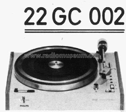 202 electronic 22GC002; Philips Radios - (ID = 658058) R-Player