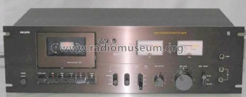 Stereo Cassette Deck N2537 /50; Philips; Eindhoven (ID = 2392185) Reg-Riprod