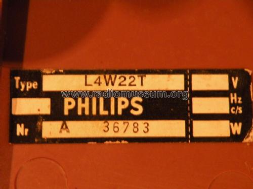 L4W22T; Philips - Österreich (ID = 2177770) Radio