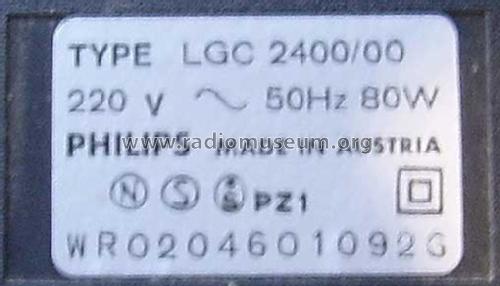 LCG2400 /00; Philips - Österreich (ID = 442363) Enrég.-R