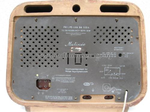 Matinée BA533A; Philips - Österreich (ID = 324293) Radio