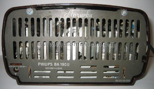 Mazurka BA190U; Philips - Österreich (ID = 1928791) Radio