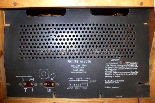 Musikschrank FA601A, FA601A-CH; Philips - Österreich (ID = 1639477) Radio