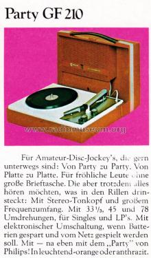 Party 22GF210 /01L; Philips - Österreich (ID = 1986952) Reg-Riprod