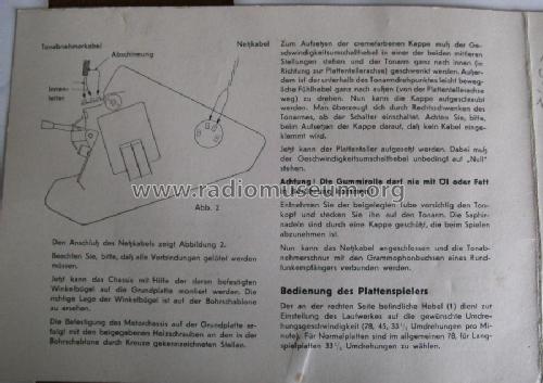 Plattenspieler-Chassis AG2002; Philips - Österreich (ID = 2447443) Reg-Riprod