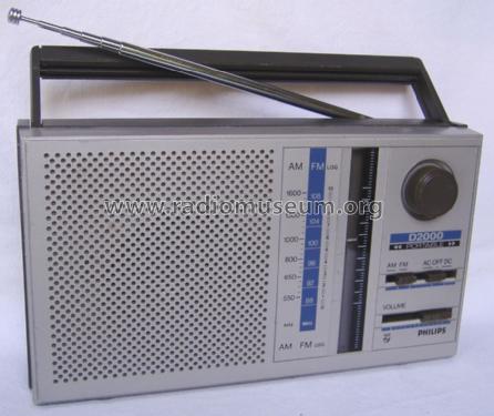 Portable D2000 /00; Philips - Österreich (ID = 1494981) Radio