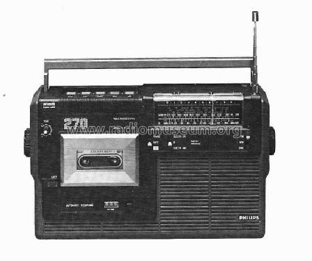 Radio-Recorder 270 22AR270 /00; Philips; Eindhoven (ID = 140085) Radio