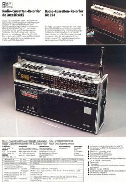 Radio-Recorder 523 22RR523; Philips - Österreich (ID = 2400791) Radio