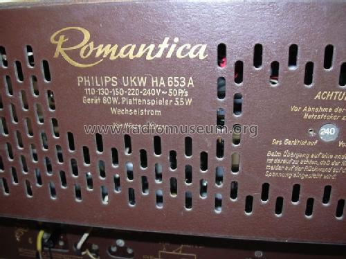 Romantica HA653A; Philips - Österreich (ID = 209302) Radio