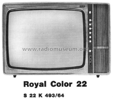 Royal Color 22 S22K493 /64 Ch= K7 Skan; Philips - Österreich (ID = 1871621) Télévision