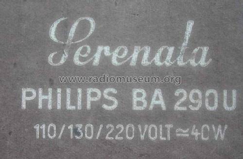 Serenata BA290U; Philips - Österreich (ID = 1679028) Radio