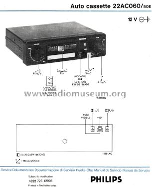 Stereo Cassette 060 22AC060 /50E; Philips - Österreich (ID = 2420530) Enrég.-R