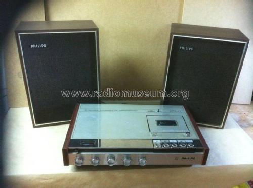 Stereo-Cassetten-Recorder N2400; Philips; Eindhoven (ID = 1856056) Sonido-V