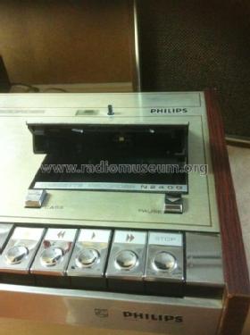 Stereo-Cassetten-Recorder N2400; Philips; Eindhoven (ID = 1856059) Sonido-V