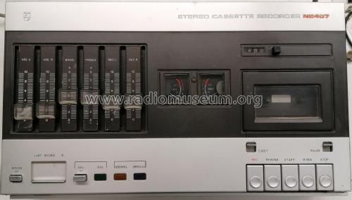 Stereo-Cassetten-Recorder N2407 /00 /15 /16 /19; Philips - Österreich (ID = 2625227) R-Player