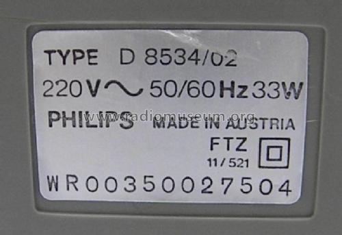 Stereo Compo Soundmachine D8534 /02; Philips - Österreich (ID = 1803266) Radio