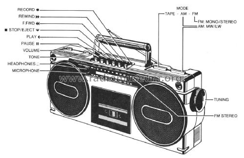 Stereo Radio Recorder D8070 /00 /30; Philips - Österreich (ID = 682940) Radio