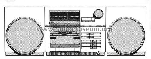 SoundMachine Compact Compo - Stereo Radio Cassette Recorder D8438 /00 /02 /05; Philips - Österreich (ID = 685919) Radio