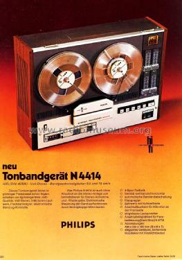 Stereo Recorder N4414; Philips - Österreich (ID = 1737295) Ton-Bild