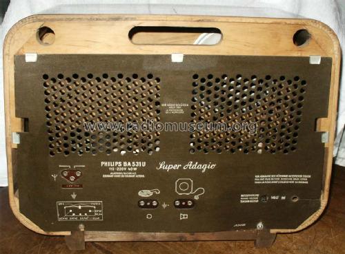 Super Adagio BA531U; Philips - Österreich (ID = 263275) Radio