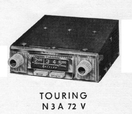 Touring N3A72V; Philips - Österreich (ID = 718496) Car Radio