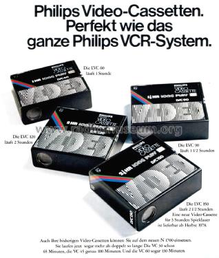 Video Cassette Recorder N1700 /00 /15 /43 /45 /65; Philips - Österreich (ID = 2848019) Enrég.-R