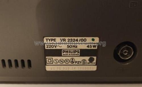 Video Cassette Recorder VR2324 Mono; Philips - Österreich (ID = 2864275) R-Player