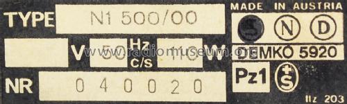 Video-Cassetten-Recorder VCR N1500 /00 /15 /19 /38; Philips - Österreich (ID = 1589099) R-Player