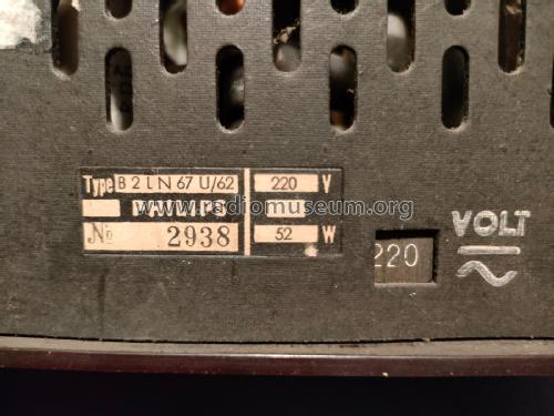 B2LN67U-62; Philips Portugal (ID = 2755319) Radio