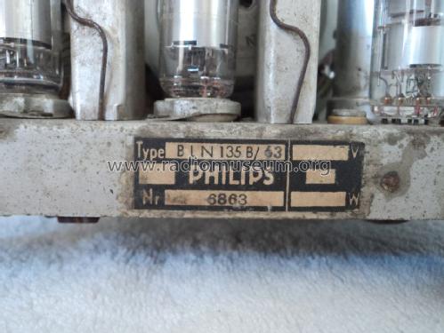 BLN135B/63; Philips Portugal (ID = 1068447) Radio