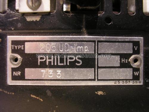 205UD.Imp ; Philips Radio A/S; K (ID = 2457219) Radio