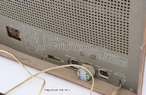 BDK545A; Philips Radio A/S; K (ID = 194359) Radio