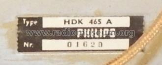 Fagot HDK465A; Philips Radio A/S; K (ID = 2448198) Radio