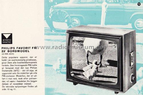 FM 23RDK420D; Philips Radio A/S; K (ID = 693019) TV Radio