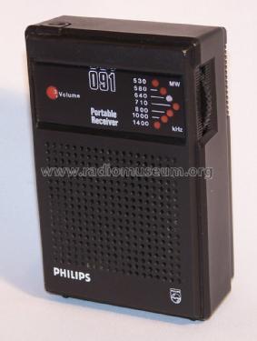 Portable Receiver 091 90AL091 /50E /50L; Philips Radios - (ID = 1648346) Radio