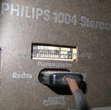 Philips 1004 Stereo FD584A; Philips Radios - (ID = 1104213) Radio