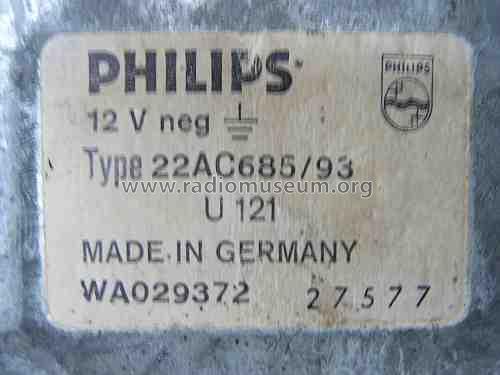 22AC685; Philips Radios - (ID = 1191769) Autoradio
