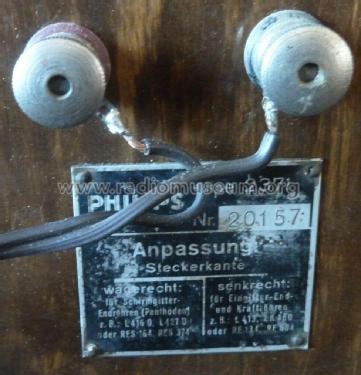 2371; Philips Radios - (ID = 2599280) Speaker-P