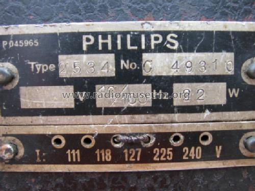 2534; Philips Radios - (ID = 134118) Radio