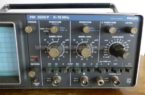 2-Kanal Oszilloskop PM 3226P; Philips Radios - (ID = 2178311) Equipment