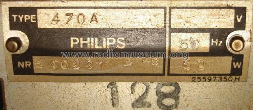 470A; Philips Radios - (ID = 2032772) Radio